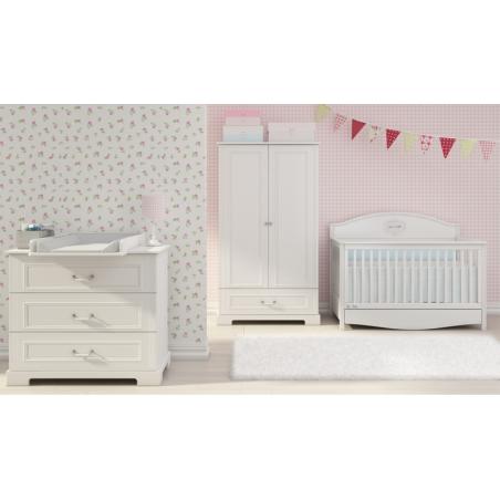 Ines - łóżeczko 140x70 z funkcją tapczanika