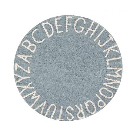 Dywan Round ABC Vintage Blue Natural