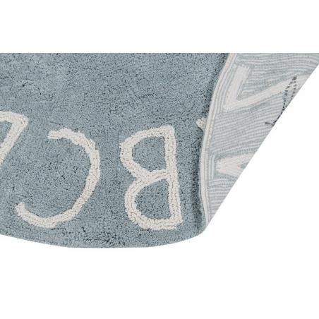 Dywan Round ABC Vintage Blue Natural