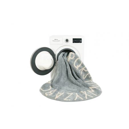 Dywan Round ABC Vintage Blue Natural