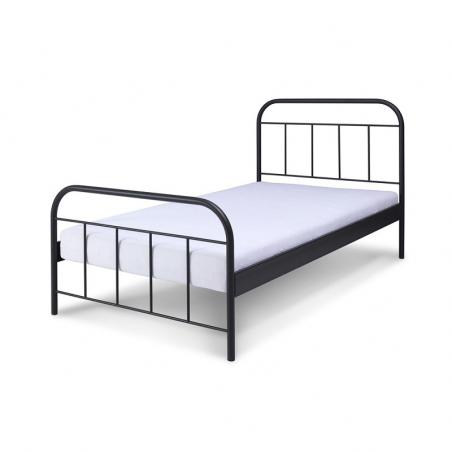 Łóżko metalowe Avos - czarne