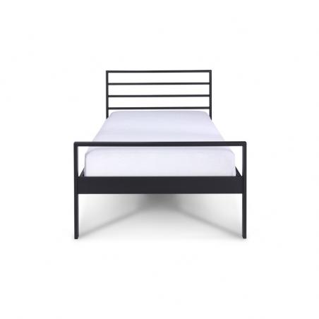 Łóżko metalowe Profi - czarne