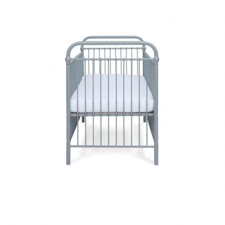 Łóżko metalowe Mono - szare