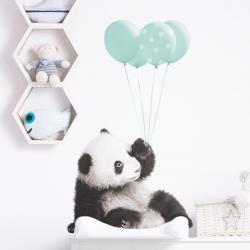 Dekornik Naklejka Panda Balon (różne wielkości)