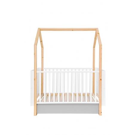 Bellamy - Pinette Łóżeczko 140x70 z Szufladą Rozsuwane do 160 cm