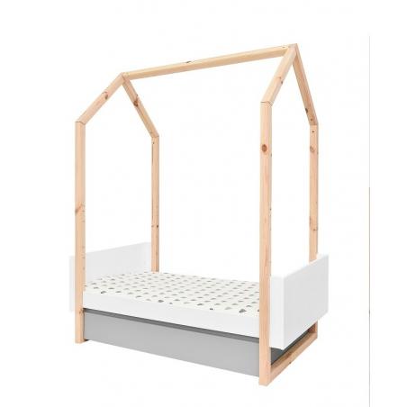 Bellamy - Pinette Łóżeczko 140x70 z Szufladą Rozsuwane do 160 cm
