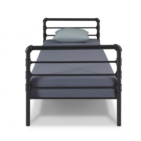 Łóżko metalowe Nexus - czarne