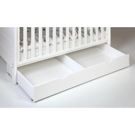 Troll Nursery - Eco Panel Łóżeczko 120x60 (k.biały)