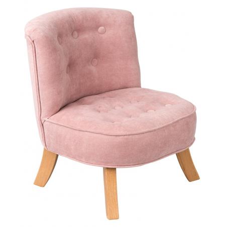 Somebunny - Fotelik Welur Dusty Brudny Róż