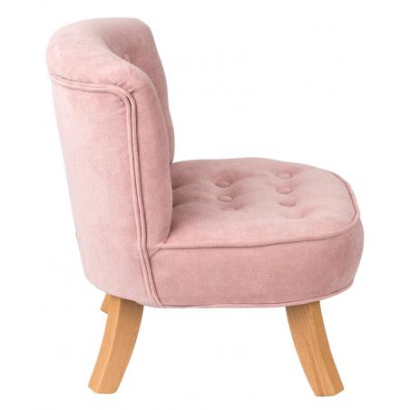 Somebunny - Fotelik Welur Dusty Brudny Róż