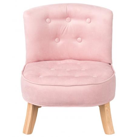 Somebunny - Fotelik Welur Karmelowy Róż