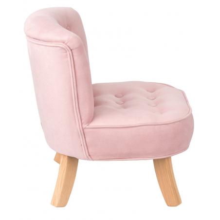 Somebunny - Fotelik Welur Karmelowy Róż