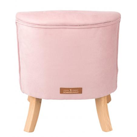 Somebunny - Fotelik Welur Karmelowy Róż