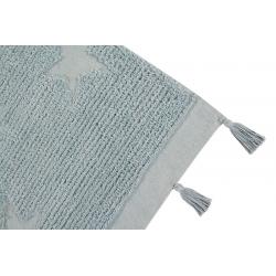 Dywan Hippy Stars Aqua Blue