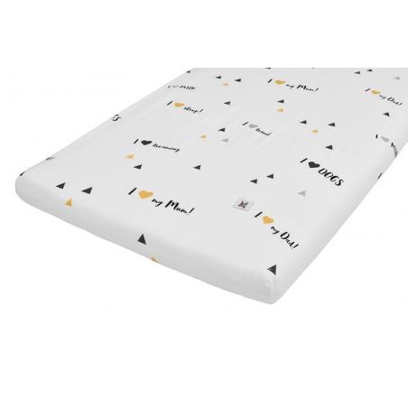 Bellamy - Prześcieradło I Love 120x60