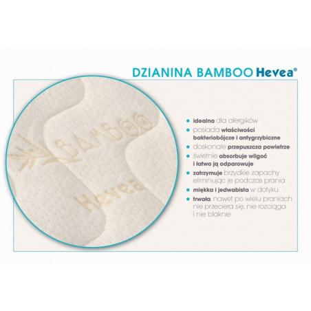 Materac z lateksem Hevea Bio Bamboo Junior 200x80