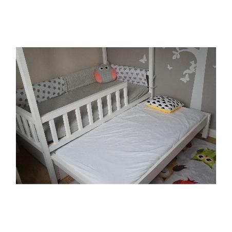 Łóżko Domek Adventure +1 140x70 Biały (z szufladą + opcja dodatkowego spania)