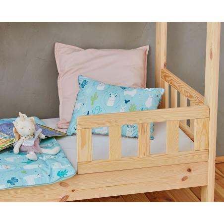 Pinio Barierka Classic Naturalna (2 szt.) do łóżka domku 160x70