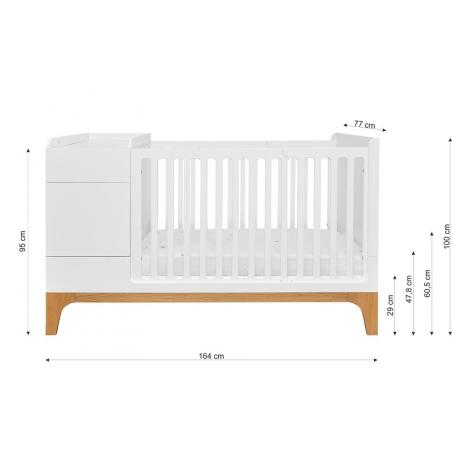 Bellamy Up! Wielofunkcyjne Łóżeczko 70x120