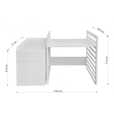 Bellamy Up! Wielofunkcyjne Łóżeczko 70x120
