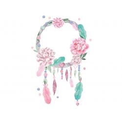 Naklejka Łapacz Snów Różowy