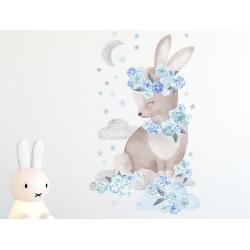 Naklejka Królik Niebieski