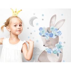 Naklejka Królik Niebieski