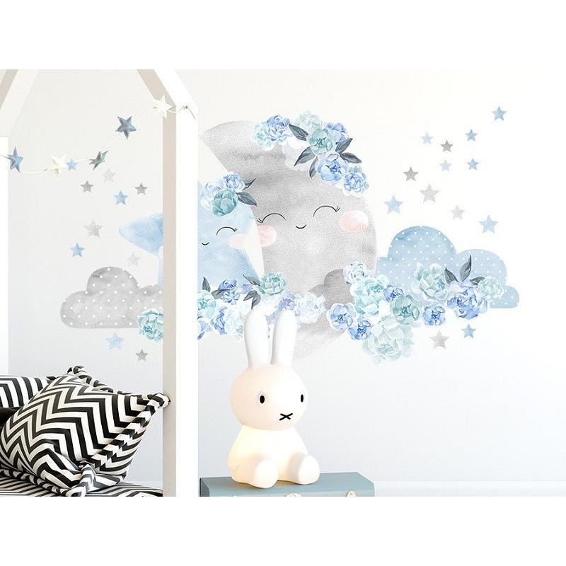 Naklejka Księżyc Niebieski