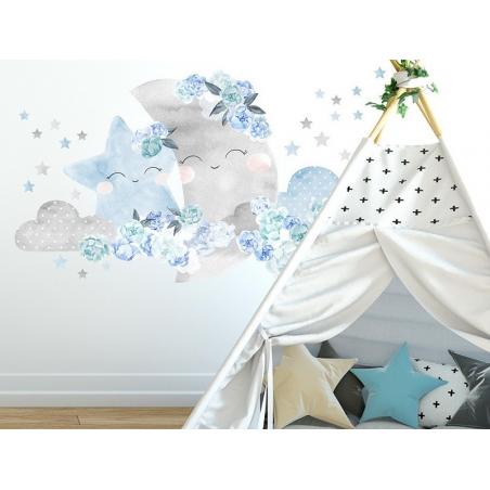 Naklejka Księżyc Niebieski