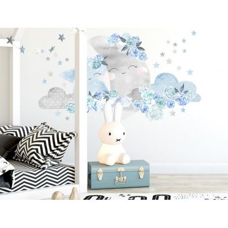 Naklejka Księżyc Niebieski