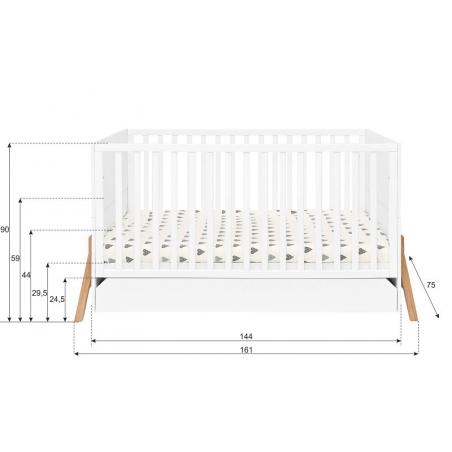 Bellamy Lotta Łóżeczko 140x70