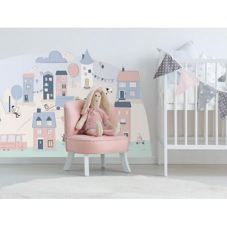 Naklejka Miasteczko Różowe