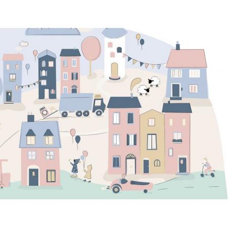 Naklejka Miasteczko Różowe