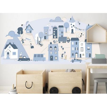 Naklejka Miasteczko Błękitne