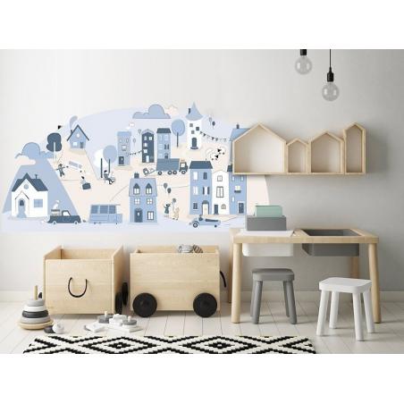 Naklejka Miasteczko Błękitne