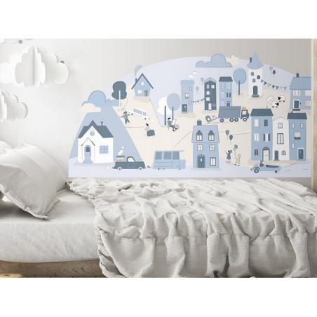 Naklejka Miasteczko Błękitne