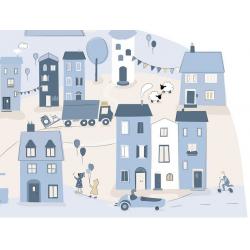 Naklejka Miasteczko Błękitne