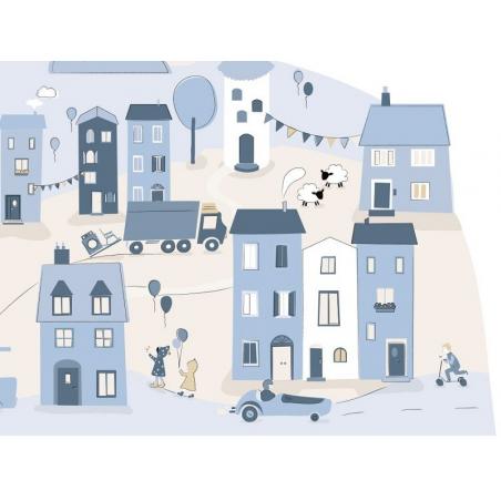 Naklejka Miasteczko Błękitne