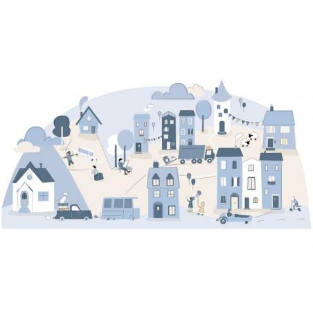 Naklejka Miasteczko Błękitne