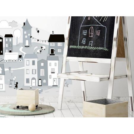 Naklejka Miasteczko Szare