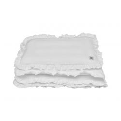 Bellamy - Pościel Lniana Snowy White z Falbanką "M"