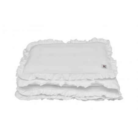 Bellamy - Pościel Lniana Snowy White z Falbanką "M"