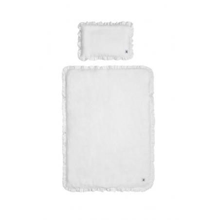 Bellamy - Pościel Lniana Snowy White z Falbanką "M"