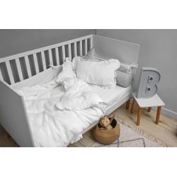 Bellamy - Pościel Lniana Snowy White z Falbanką "M"