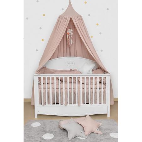 Bellamy Baldachim Lniany Dusty Pink