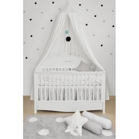 Bellamy Baldachim Lniany Snowy White