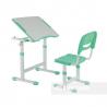 Piccolino II Green Regulowane Biurko + Krzesełko dla Dzieci
