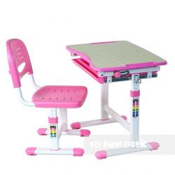 Piccolino Pink Regulowane Biurko + Krzesełko dla Dzieci