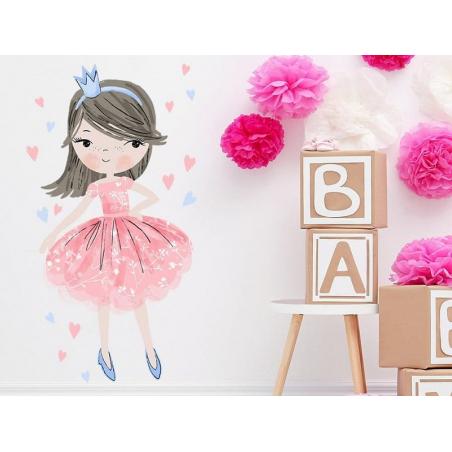 Naklejka Księżniczka Różowa