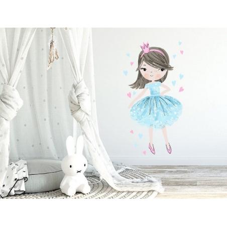 Naklejka Księżniczka Niebieska